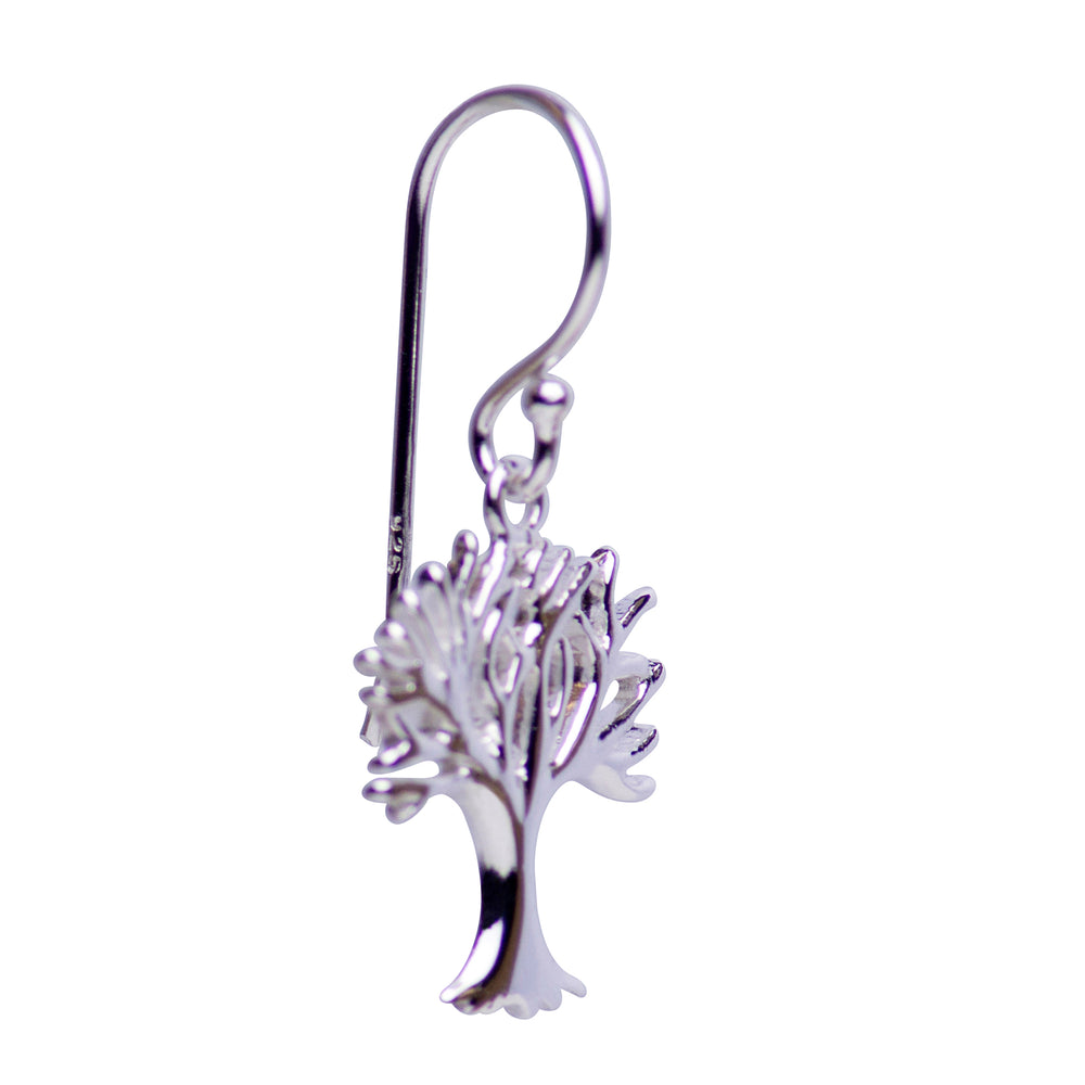 Sterling Silver Tree of Life Dangle Earrings | SilverAndGold