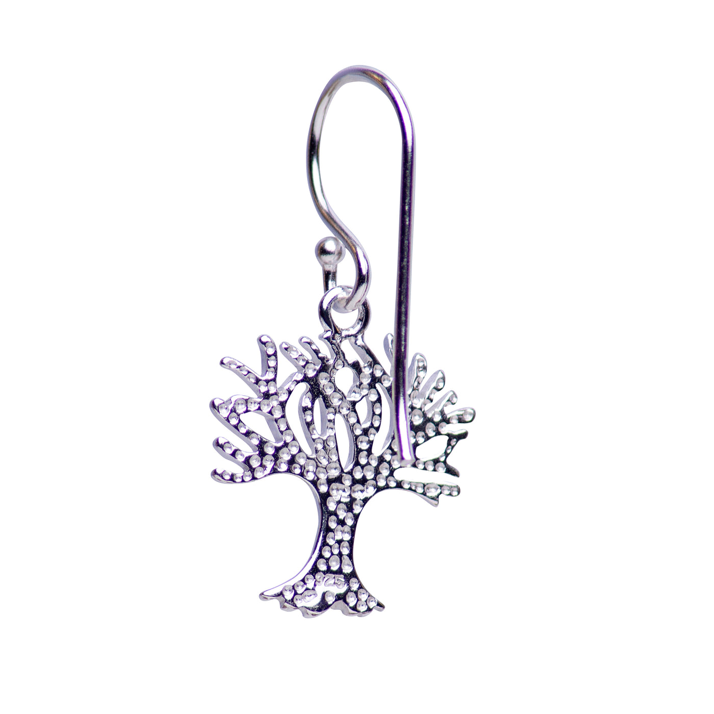 Sterling Silver Tree of Life Dangle Earrings | SilverAndGold