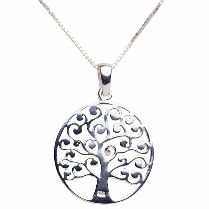 Two Tone Tree of Life Pendant