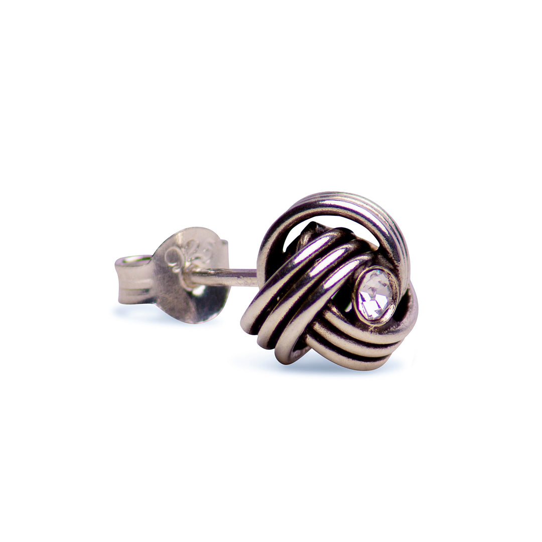 Sterling Silver Love Knot Earrings | SilverAndGold