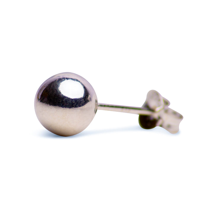 Sterling Silver Ball Stud Earrings | SilverAndGold