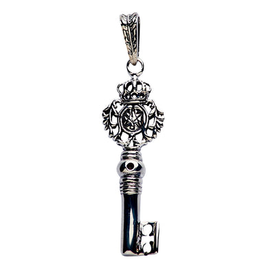 Silver Regal Key Pendant