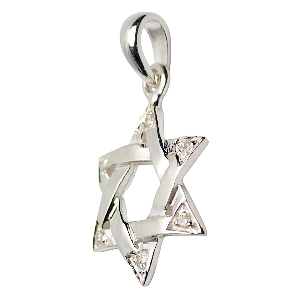 Star of David Silver Pendant