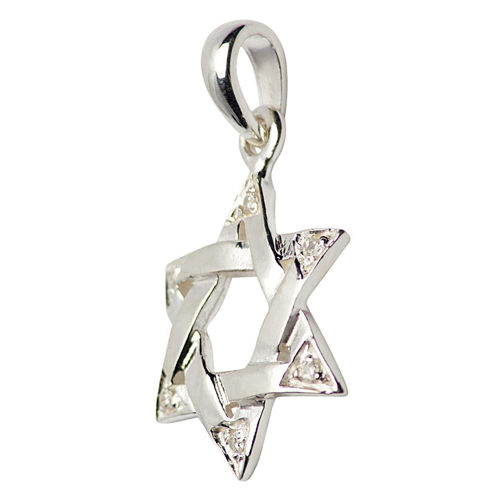 Star of David Silver Pendant