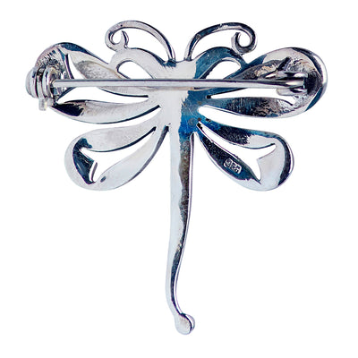 Marcasite Dragonfly Brooch