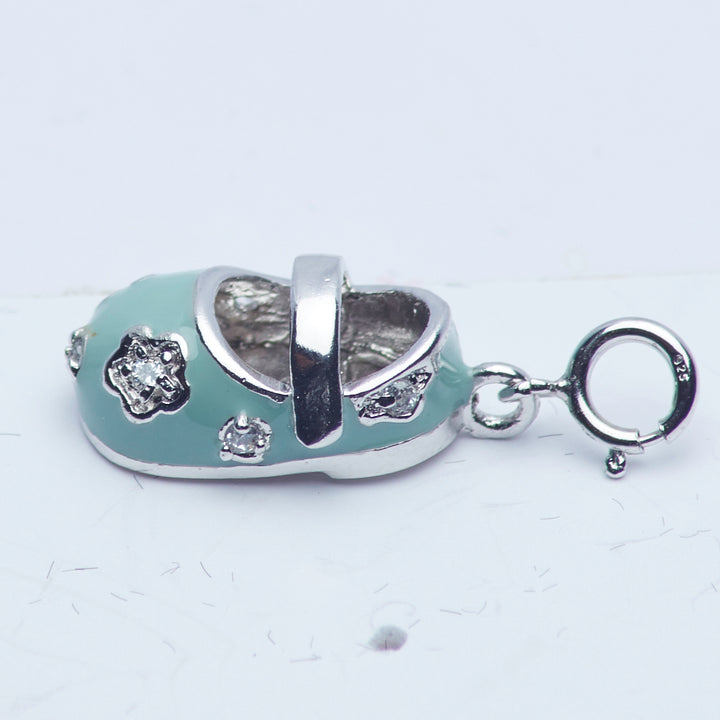 Blue Baby Shoe Charm