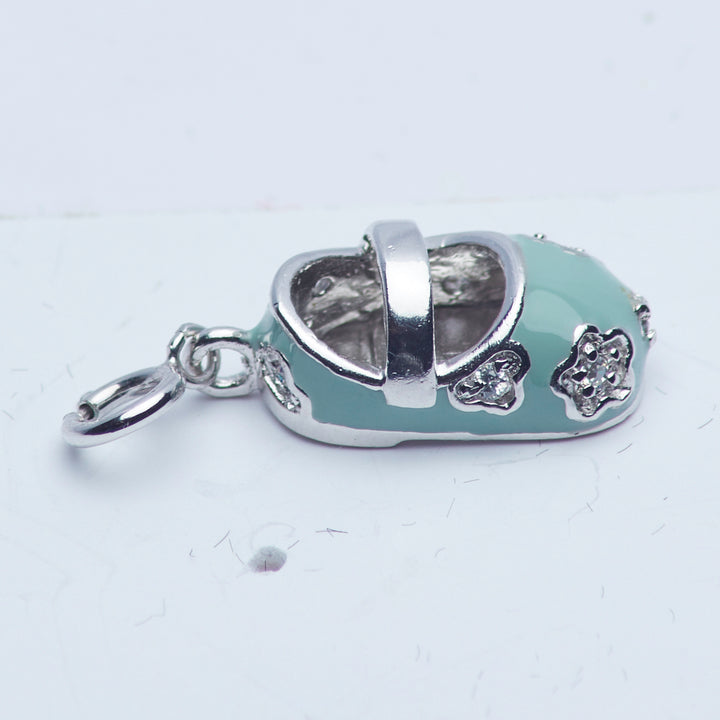 Blue Baby Shoe Charm