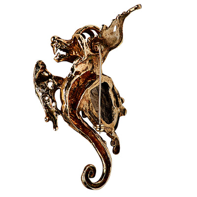 Dragon Lady Silver Pendant & Brooch