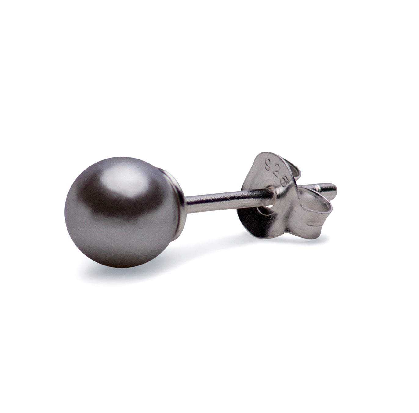 Grey South Seas Pearl Earrings | SilverAndGold
