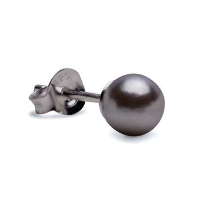 Grey South Seas Pearl Earrings | SilverAndGold