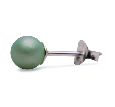 Green South Seas Cultured Pearl Earrings | SilverAndGold