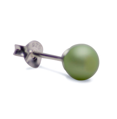Light Green South Seas Pearl Earrings | SilverAndGold