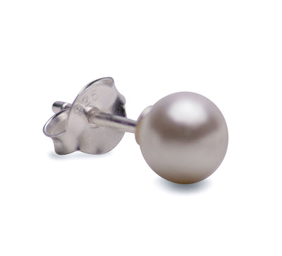 6 mm White South Seas Pearl Earrings | SilverAndGold