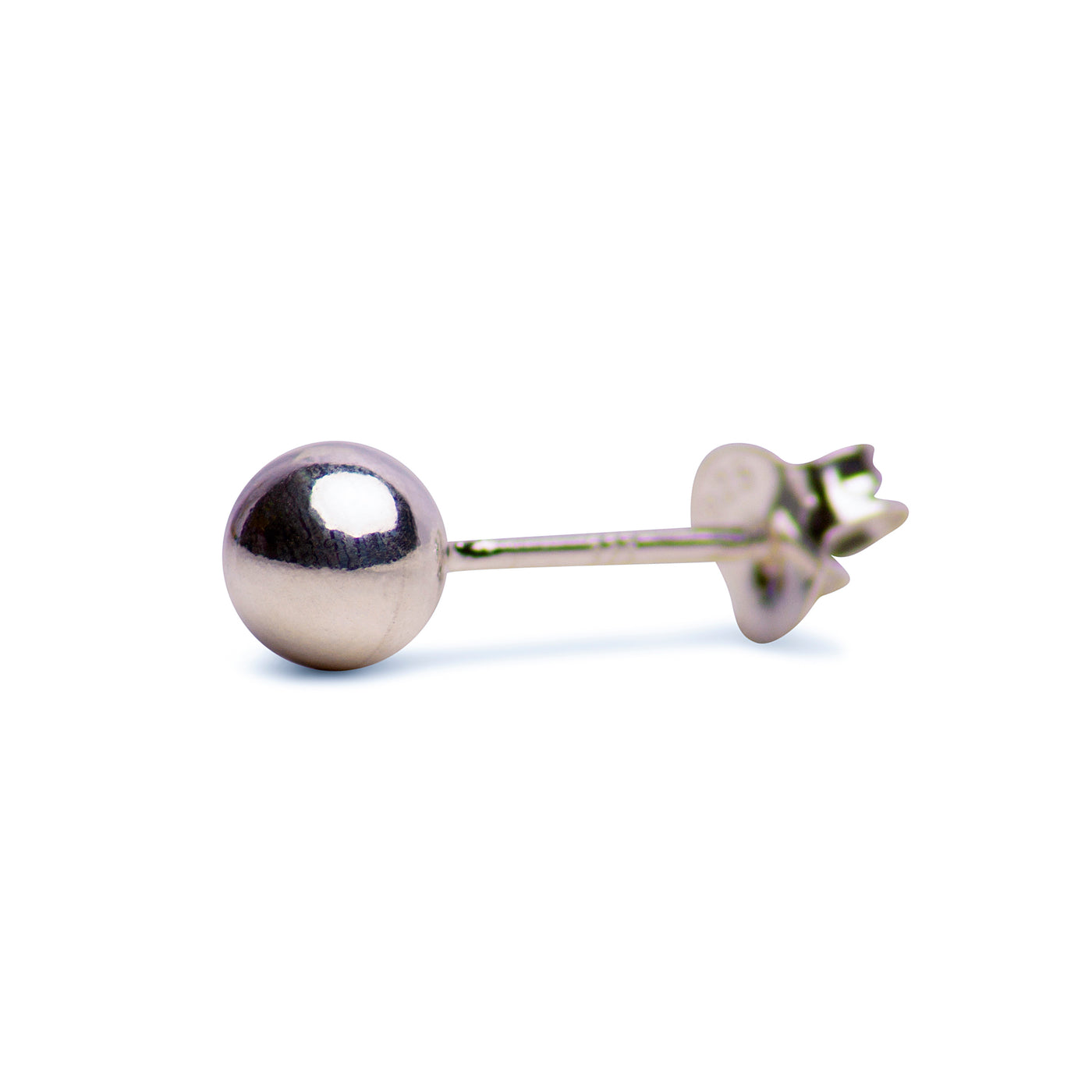Classic Sterling Silver Ball Stud Earrings | SilverAndGold