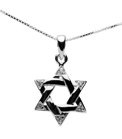 Star of David Silver Pendant