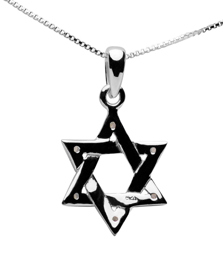 Star of David Silver Pendant