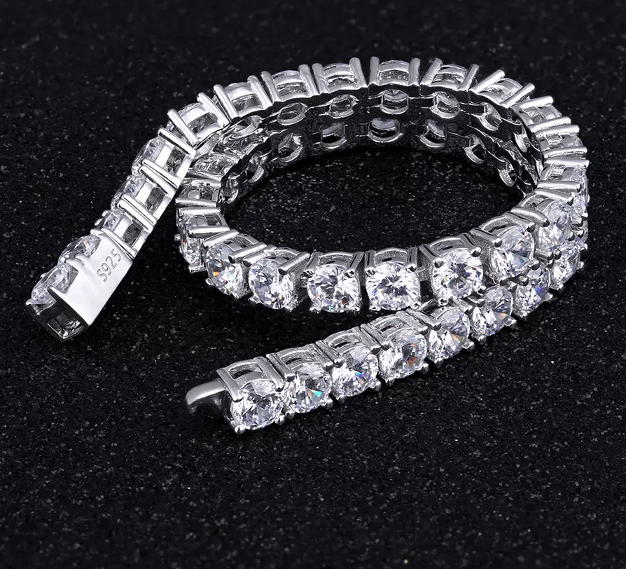 Diamond Simulant Tennis Bracelet