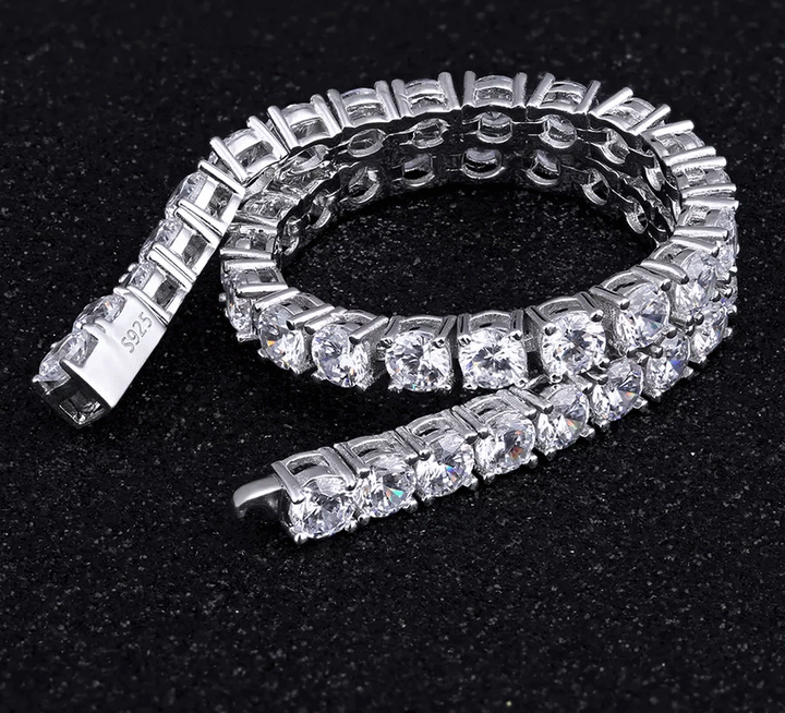 Diamond Simulant Tennis Bracelet