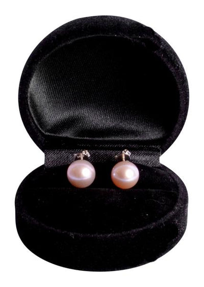 Lavender Cultured Pearl Earrings | SilverAndGold