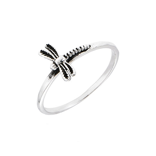 Dragonfly Silver Ring