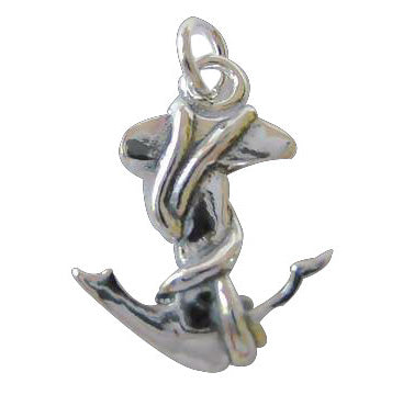 Silver Nautical Anchor Pendant