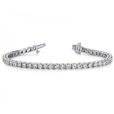 4.00 ct Diamond Tennis Bracelet | SilverAndGold