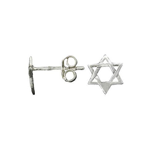 Star of David Sterling Silver Earrings | SilverAndGold