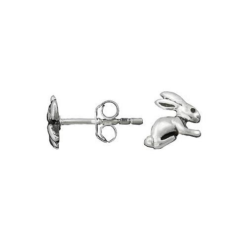 Sterling Silver Bunny Rabbit Earrings | SilverAndGold