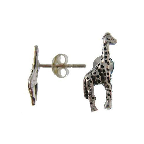Sterling Silver Giraffe Post Earrings | SilverAndGold