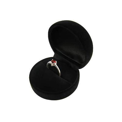 Solitaire Heart Shape Garnet Ring - SilverAndGold.com Silver And Gold