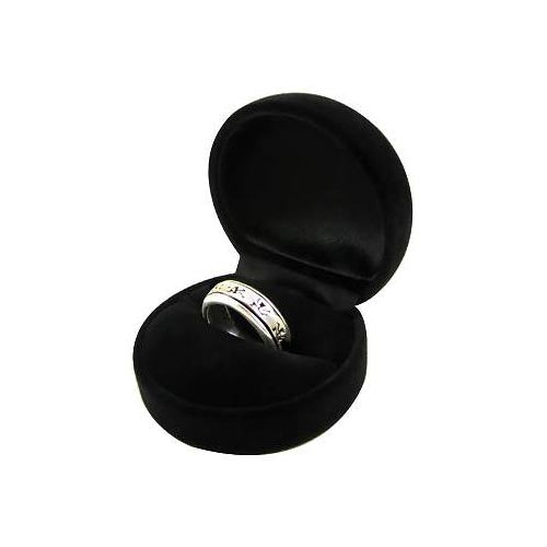 Sterling Silver Dancing Stick Figure Spinner Ring