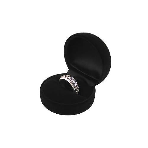 Silver Spinner Ring Feathered Ropes Design
