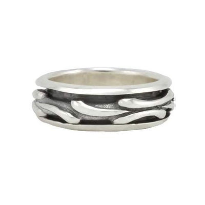 Silver Spinner Ring: Gaelic Design - SilverAndGold.com Silver And Gold