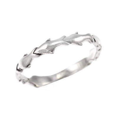 Dolphin Silver Ring
