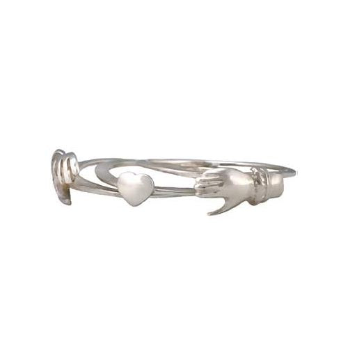 Silver Ring Friendship & Hearts (Opens)