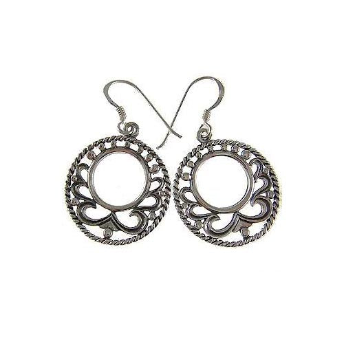 Sterling Silver Elegant Round Hoop Earrings | SilverAndGold