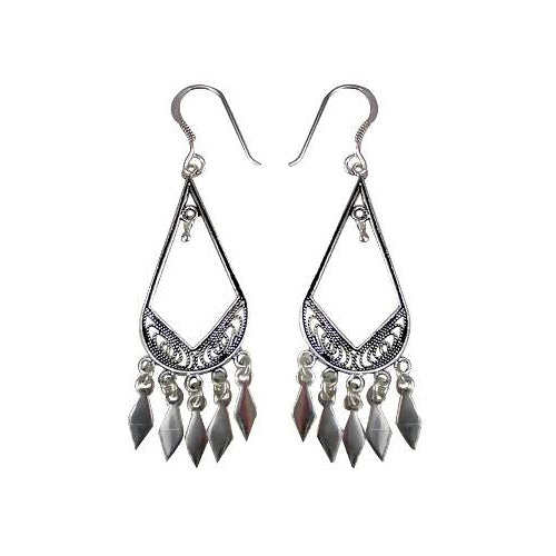 Sterling Silver Chandelier Earrings | SilverAndGold