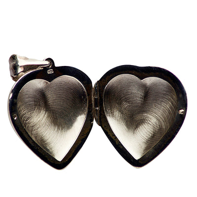 Silver Heart Locket Pendant