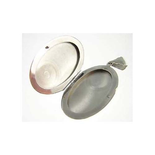 Sterling Pendant:: Large Photo Locket - SilverAndGold.com Silver And Gold
