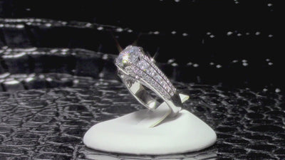 Brilliant Round Diamond Simulant Ring