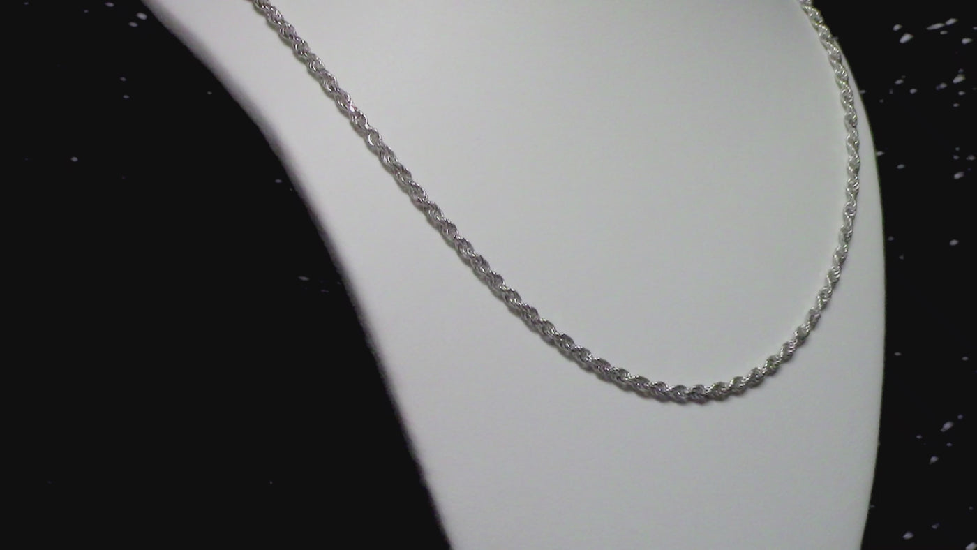 Diamond Cut Rope Chain 1.70 mm