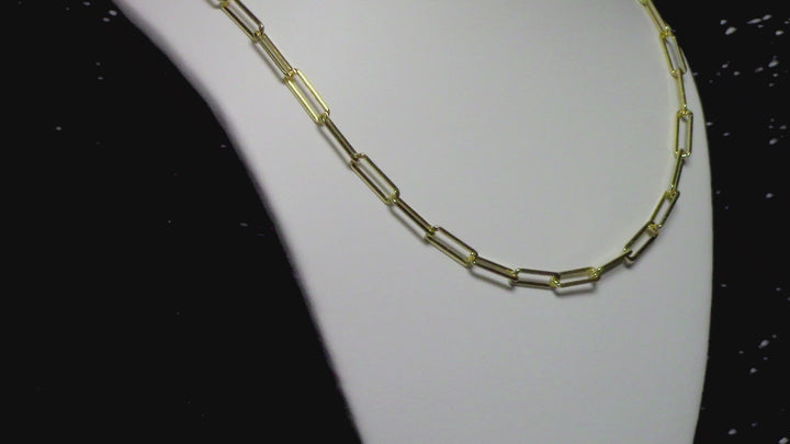 Paperclip Link Chain 3.3 mm