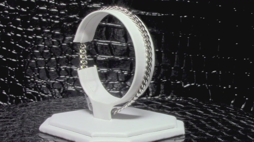 Diamond Cut Cuban Link Bracelet 5 mm