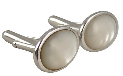 Sterling Silver & Mother of Pearl Cufflinks | SilverAndGold