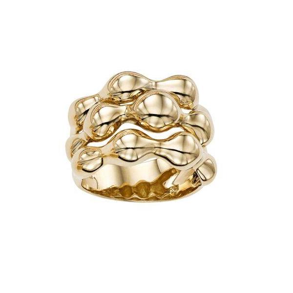 14K Gold Abstract Ring