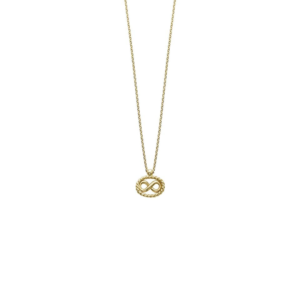 14K Gold Infinity Necklace