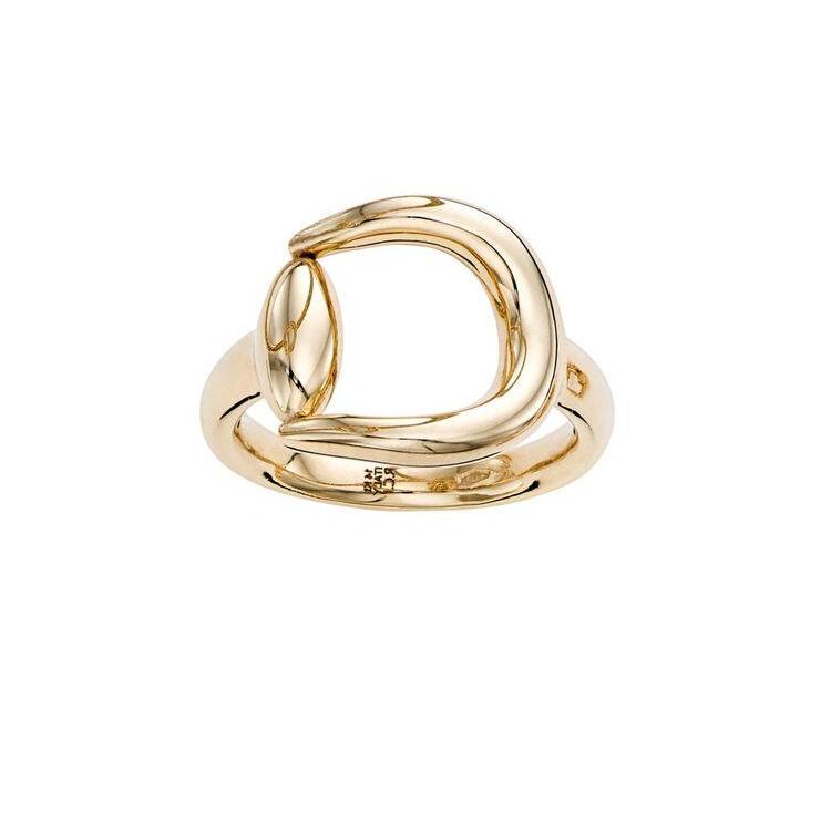 14K Gold Equestrian Ring