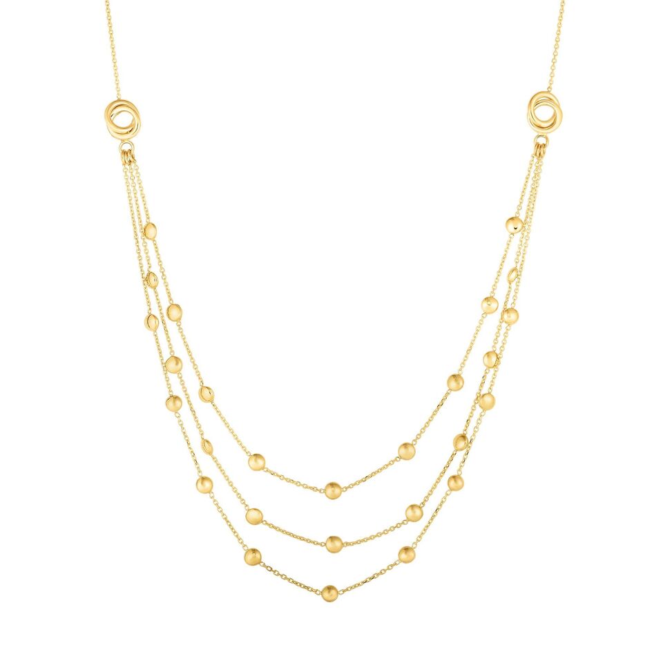 14K Gold Infinite Love Knot Necklace