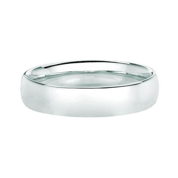 Solid 14K White Gold Band | SilverAndGold