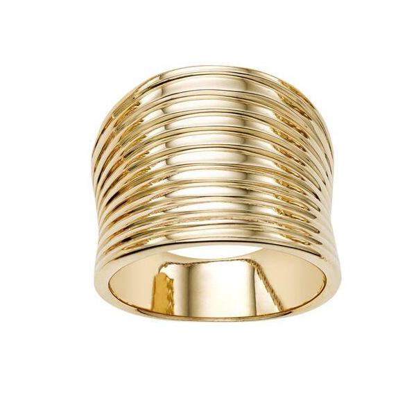 14K Gold Multi Layered Ring